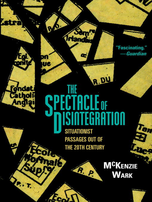 Cover image for The Spectacle of Disintegration